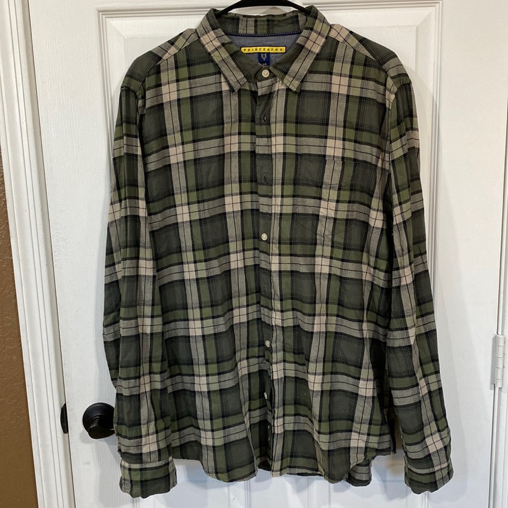 Prince & Fox Button up shirt Green